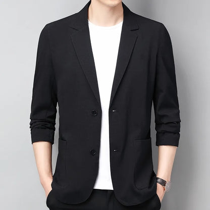 Men Cotton Linen Blazer