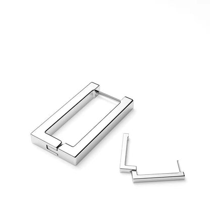 Square Hoop Dangle Earring