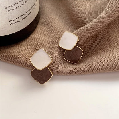 Women Vintage Matte Drop Earrings