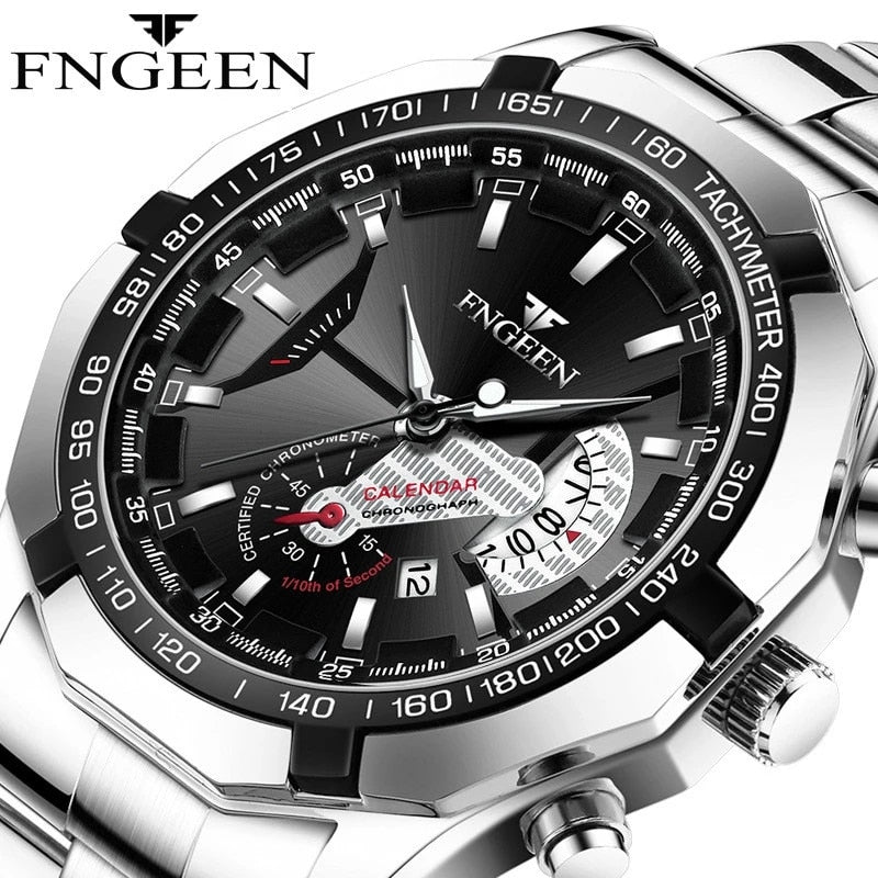 Stainless Steel Waterproof Watch