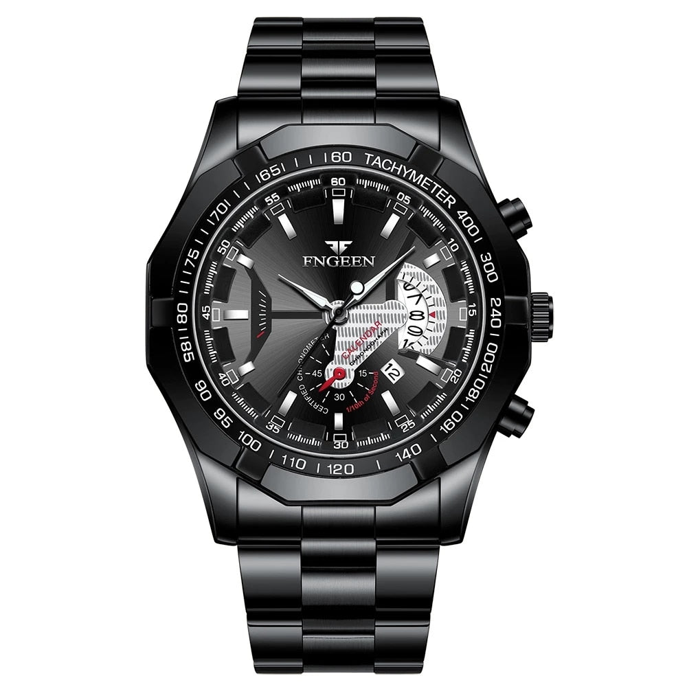 Stainless Steel Waterproof Watch