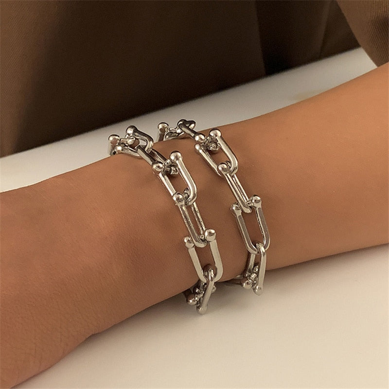 Heavy Metal Bangle Bracelet