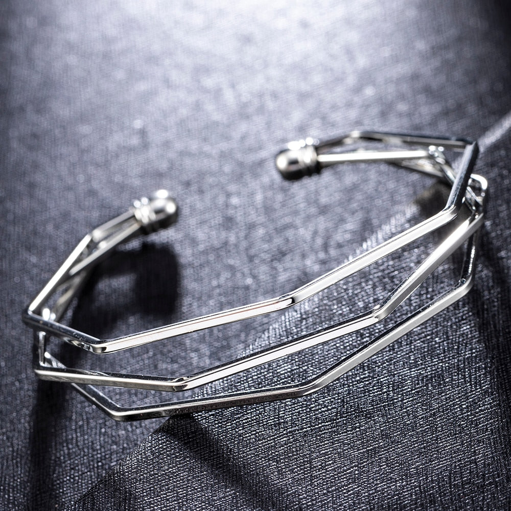 Alloy Arrow Link Twist Bracelet