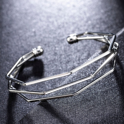 Alloy Arrow Link Twist Bracelet