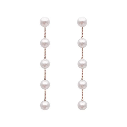 Pearl Long Earrings