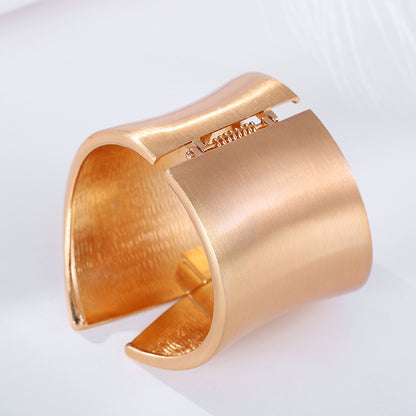 Punk Hiphop Wide Asymmetric Bangles