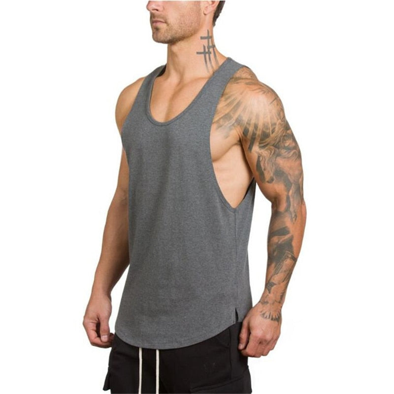 Men Stringer Sleeveless Fitness Tank Top