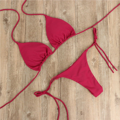 Women Push-up Padded Two pieces Bikini Set