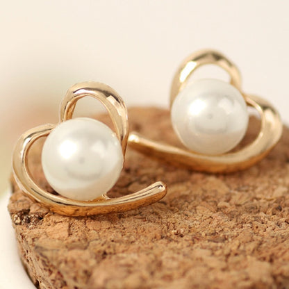 Pearl Big Hoop Earrings