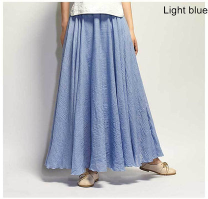 Casual Elastic Waist 2 Layers Skirts