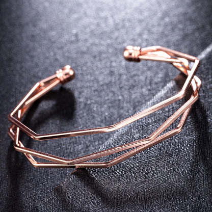 Alloy Arrow Link Twist Bracelet