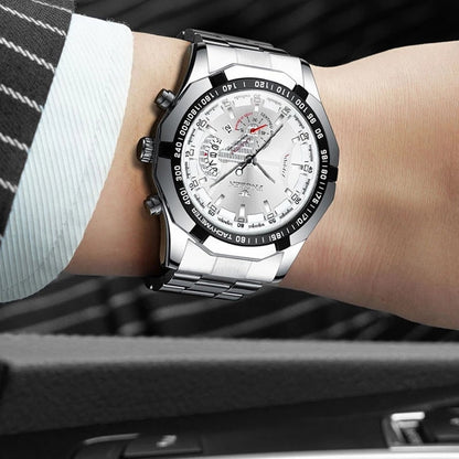 Stainless Steel Waterproof Watch