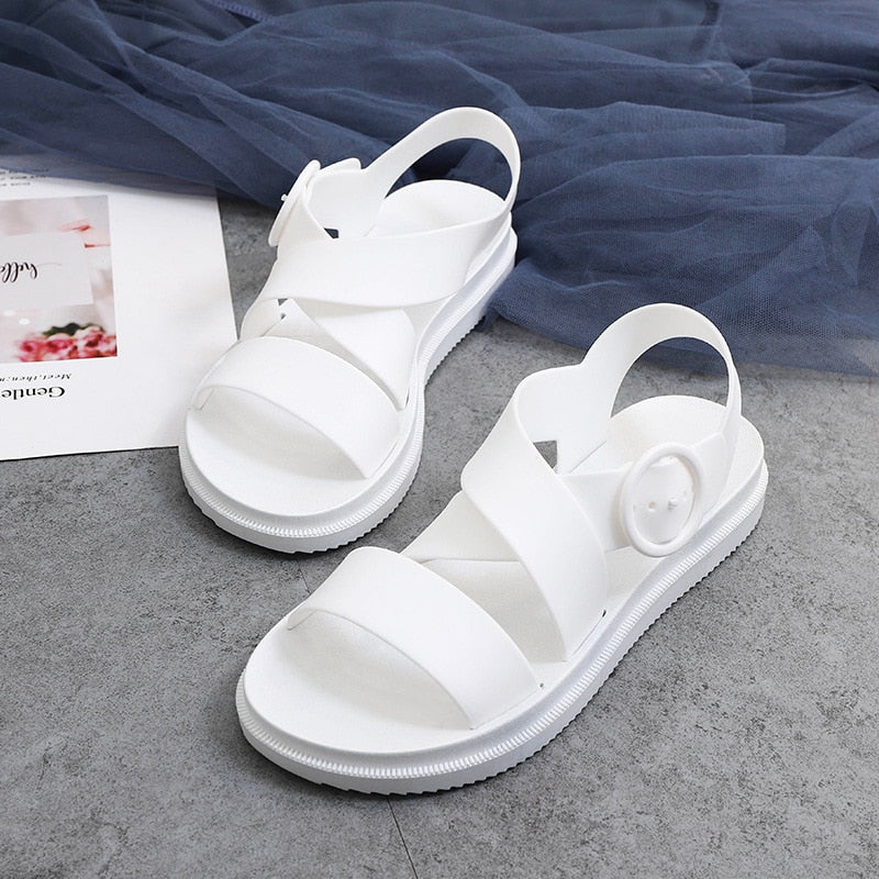 Women Open-toed Soft Jelly Sandals