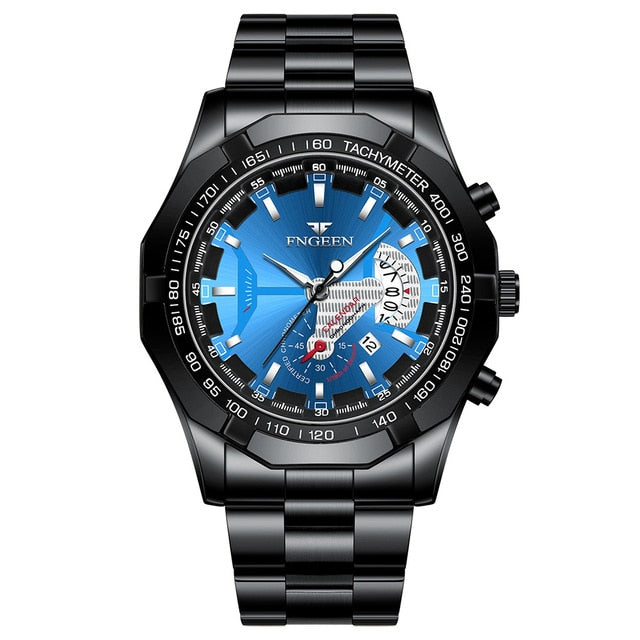 Stainless Steel Waterproof Watch