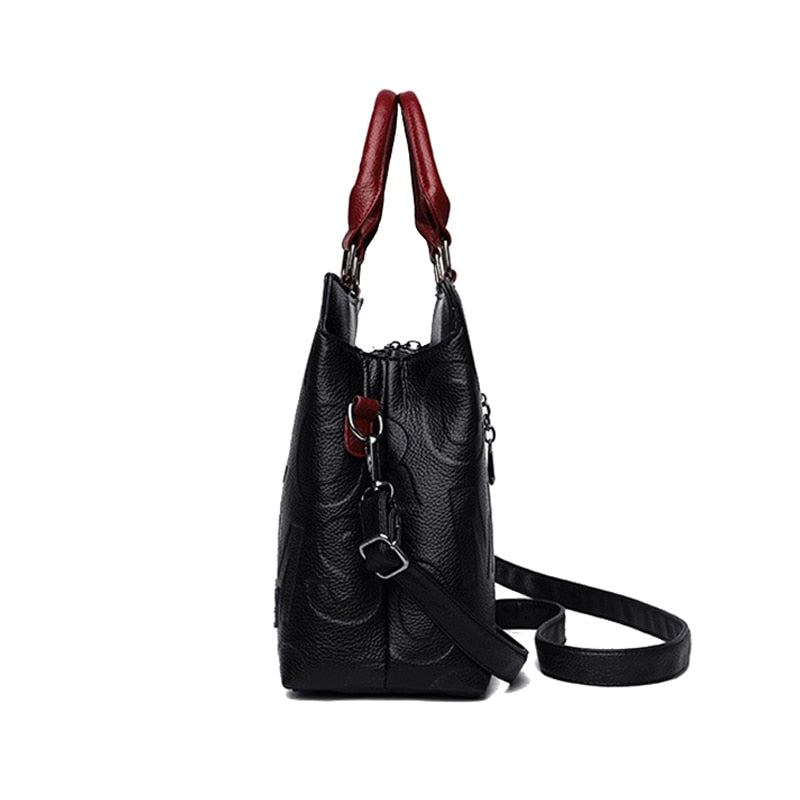 PU Leather Casual Tote Bag