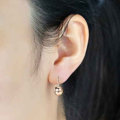 Women Cut Out Ball Earrings