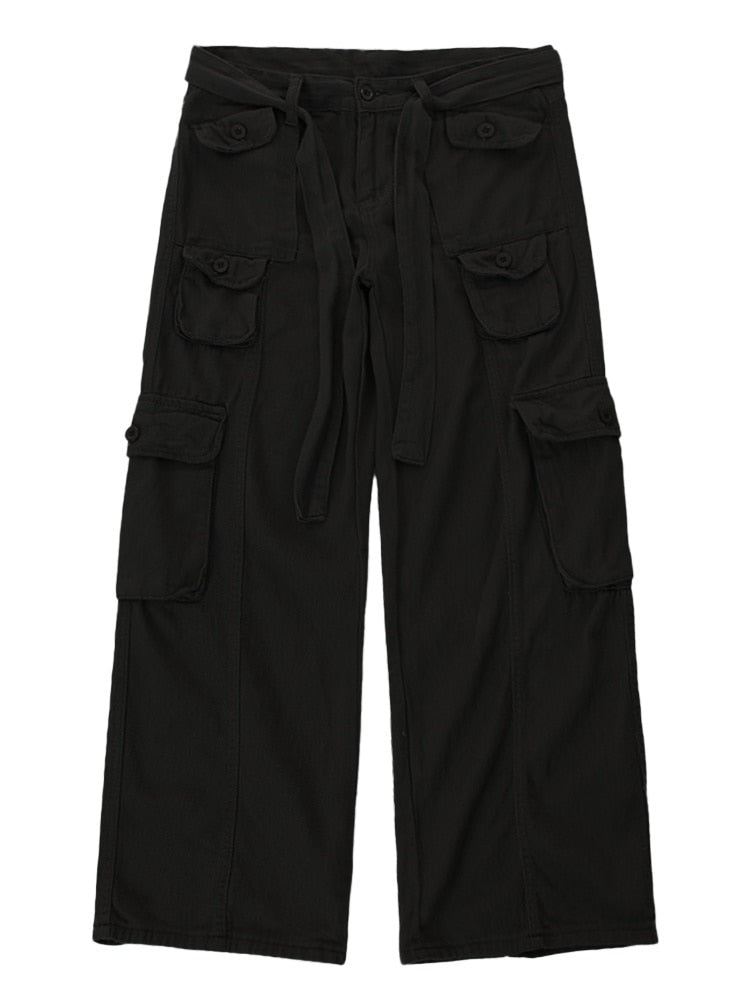 High Street Retro Wide Leg Pants