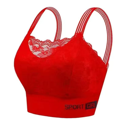 Lace Breathable Sports Bra