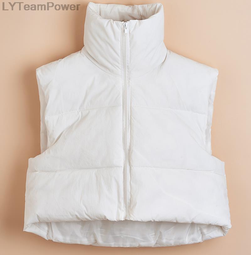 Puffy Zip Up Sleeveless Warm Jacket