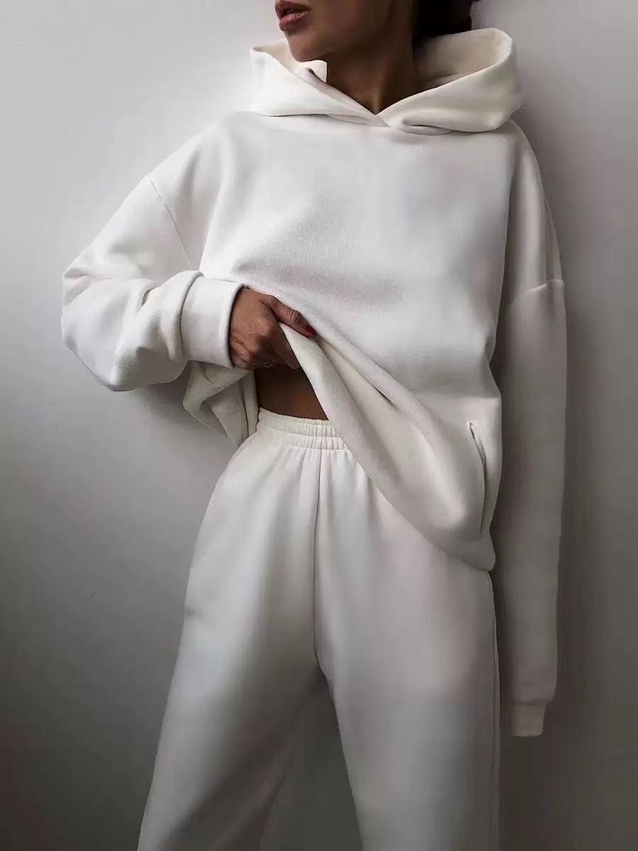 Winter Two Piece Sets Oversized Tracksuit