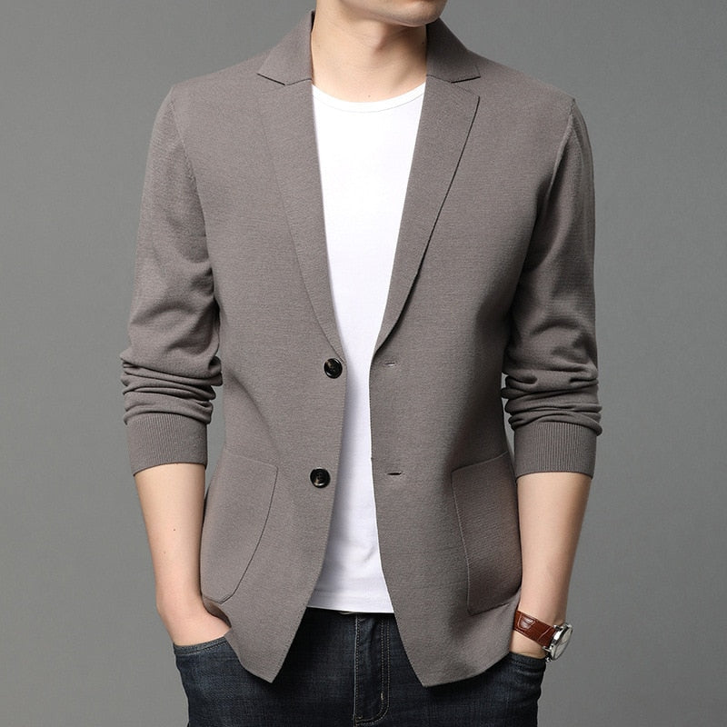 Men Casual Hombre Long Sleeve Warm Cardigan