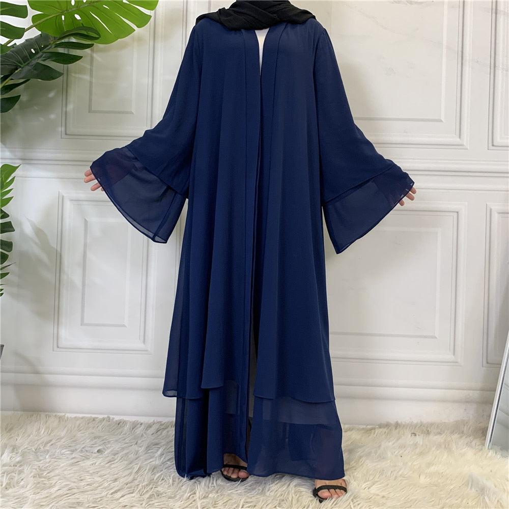 Chiffon Open Dubai Modest Dress