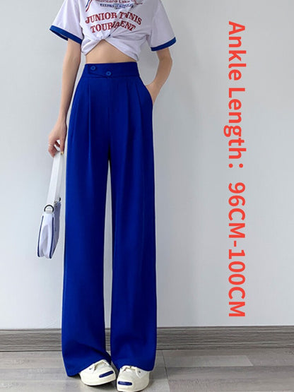 Casual High Waist Wide Leg Pants