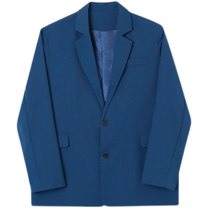 Blue Loose Simple Blazer Suit