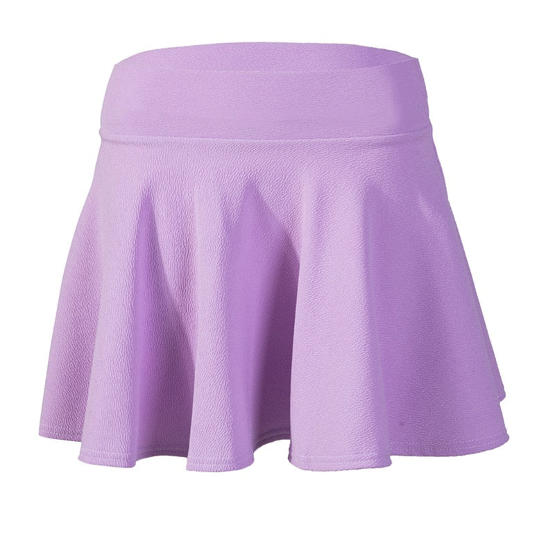 Mini Elastic Pleated Skirt