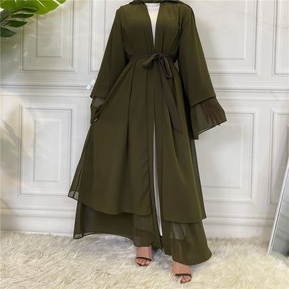 Chiffon Open Dubai Modest Dress