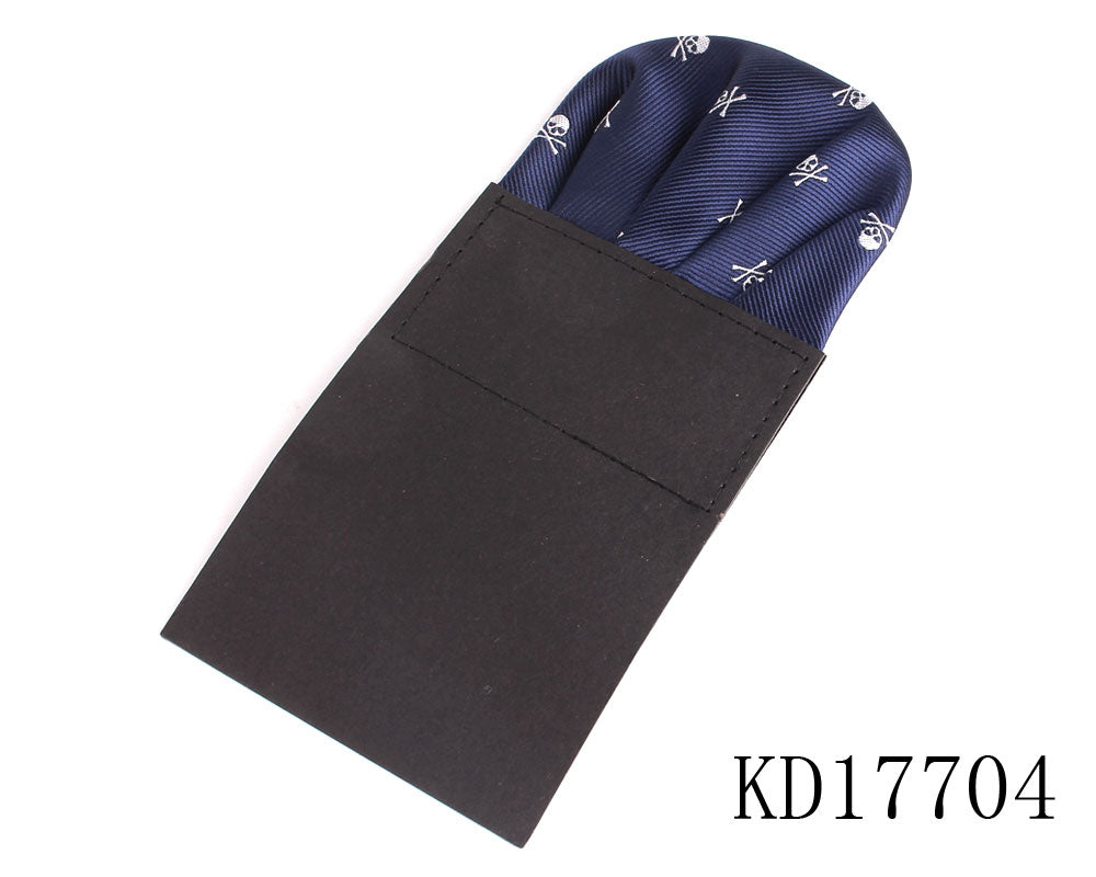 Men Casual Slim Skull Tie