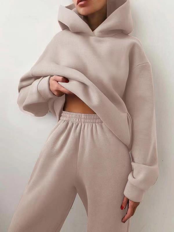 Winter Two Piece Sets Oversized Tracksuit