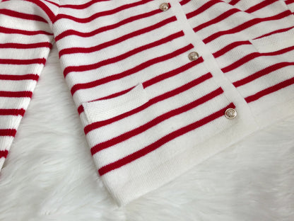 Long Sleeve Striped Knitted Sweater