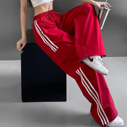 Stripe Patchwork Sweatpants