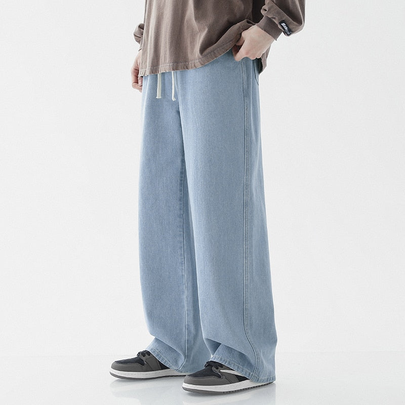 Baggy Casual Wide-leg Trousers