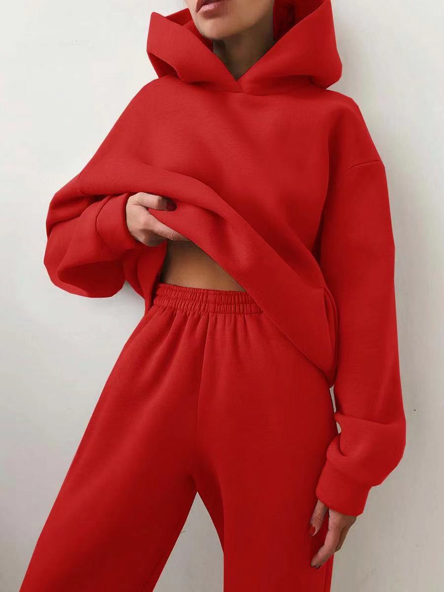 Winter Two Piece Sets Oversized Tracksuit