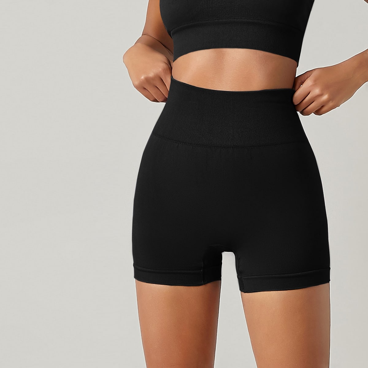 Female Fitness Tight Cycling Yoga Breathable High Waist Shorts