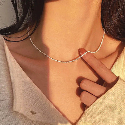 Double Layer Pearl Choker Necklace