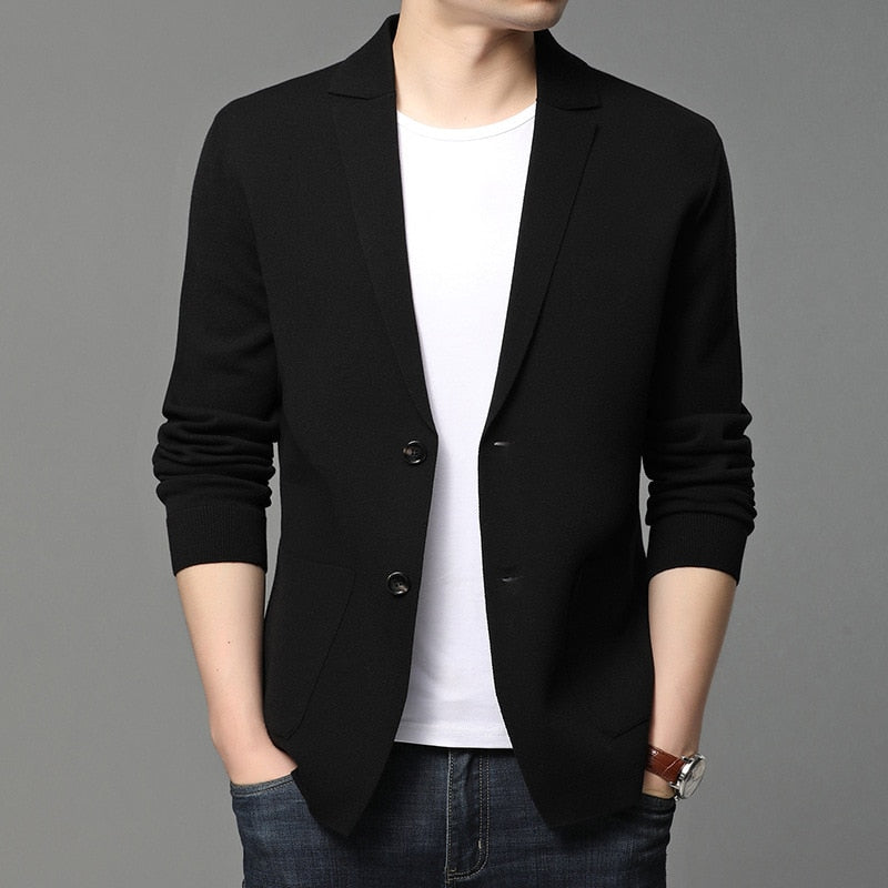 Men Casual Hombre Long Sleeve Warm Cardigan