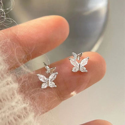 Star Moon Stud Earrings