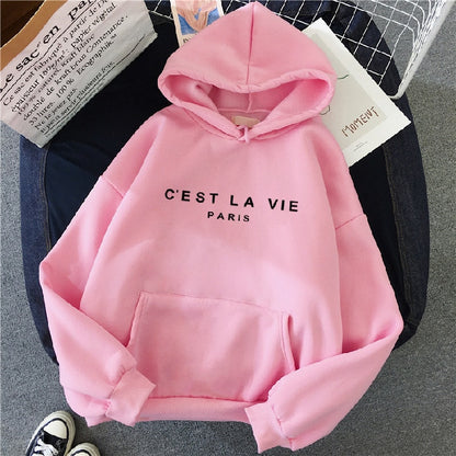 Women Streetwear Letter print Hoodie