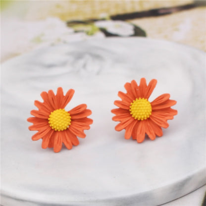 Double-layers Flower Drop Earrings