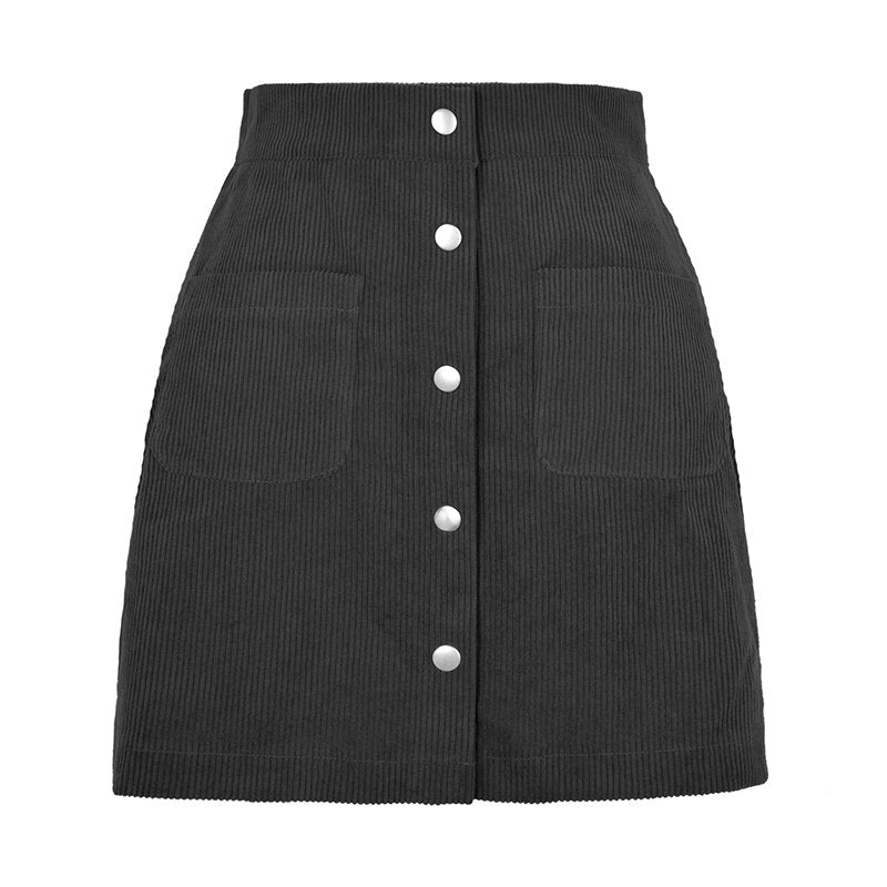 Slim Mini High Waist Casual Solid Bodycon Skirts