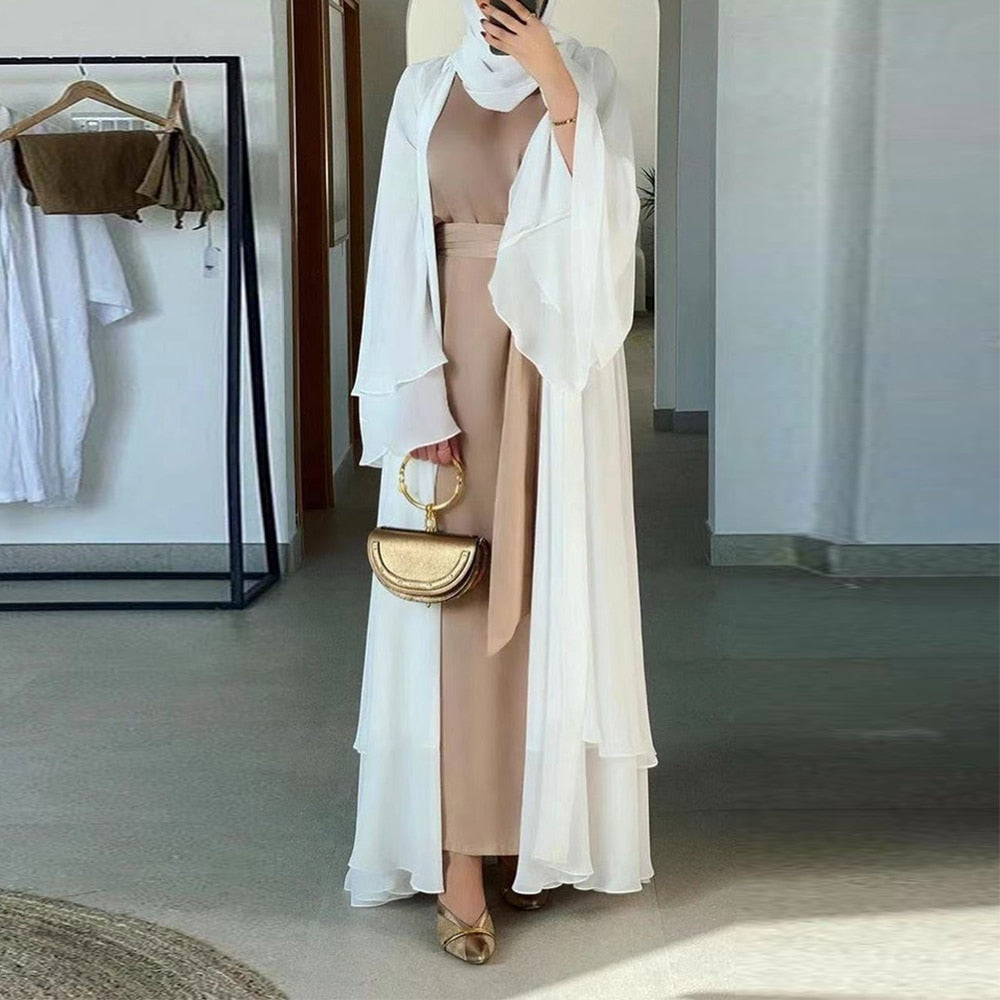 Chiffon Open Dubai Modest Dress