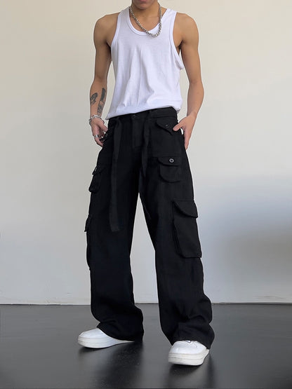 High Street Retro Wide Leg Pants