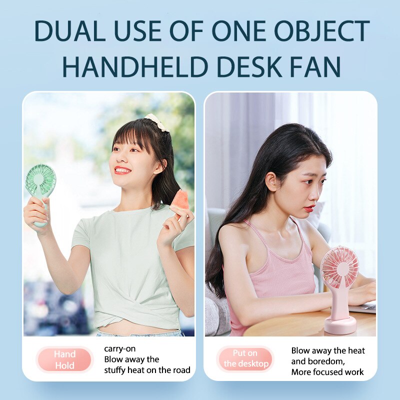 Handheld Small Portable Usb Charging Fan