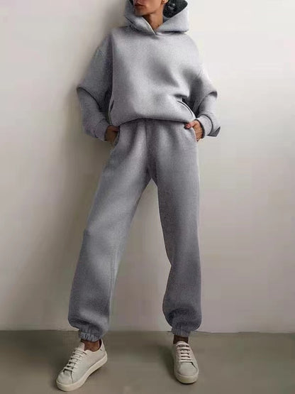 Winter Two Piece Sets Oversized Tracksuit