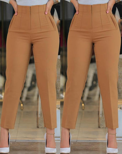 High Waist Cropped Pants