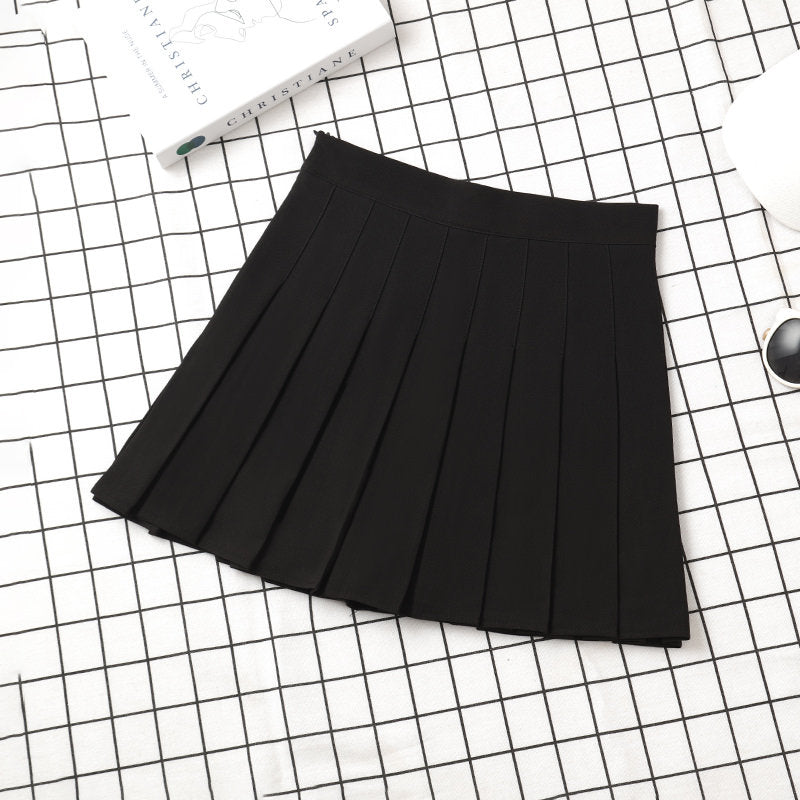 High Waist Mini Pleated Skirt