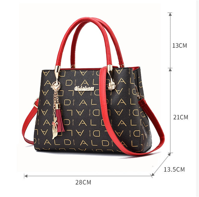 PU Leather Casual Tote Bag